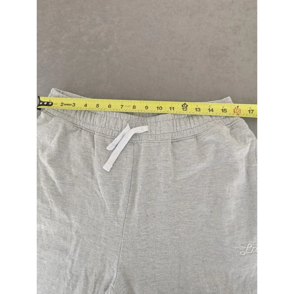 LRG Lifted Research Group Gray Fleece Jogger Sweatpants Men's Large